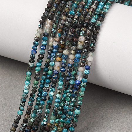 Natural Chrysocolla and Lapis Lazuli Beads Strands GG-CBA9631-C03-03B-1
