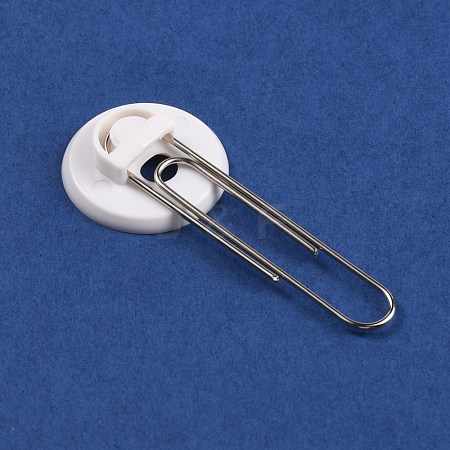 Iron Clip with Blank Plastic Settings AJEW-WH0285-32-1