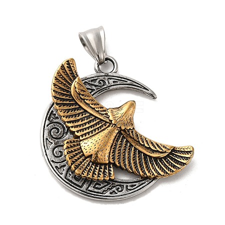304 Stainless Steel Pendants LS-STAS-D091-03AG-1