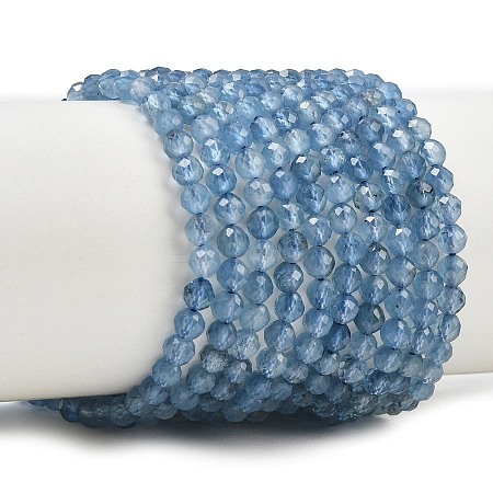 Natural Devil Blue Aquamarine Beads Strands GG-CBAF158-D01-09-1