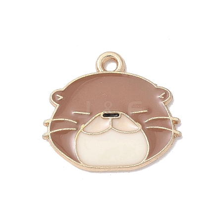 Alloy Enamel Pendants ENAM-C027-01A-01-1