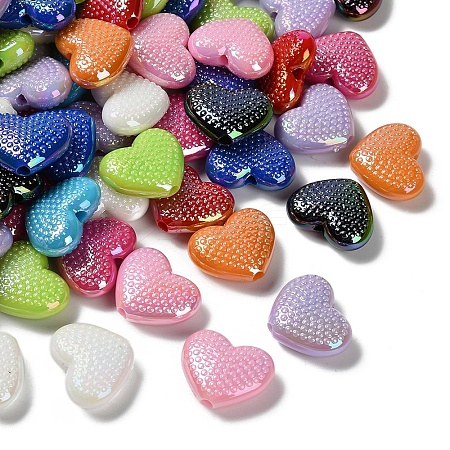 UV Plating Opaque Acrylic Beads OACR-D316-19-1