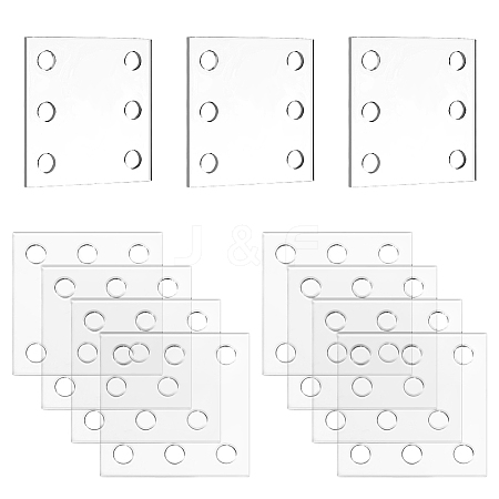 24Pcs Square Acrylic Sheet for Knitting Loom Accessories TOOL-GA0001-95A-1