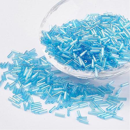 Glass Bugle Beads SEED-E001-5mm-163-1