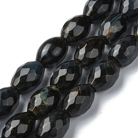 Dyed Natural Tiger Eye Beads Strands G-C135-J01-01-1