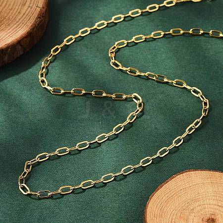 304 Stainless Steel Cable Chains Necklaces MAK-L015-35A-1