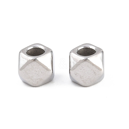 Irregular 304 Stainless Steel Beads STAS-D394-03O-P-1
