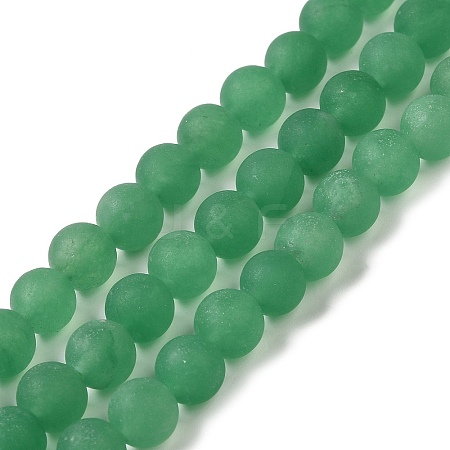 Natural Dyed White Jade Beads Strands G-M402-B01-03-1