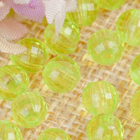 Transparent Acrylic Beads TACR-NH0001-C-14-1