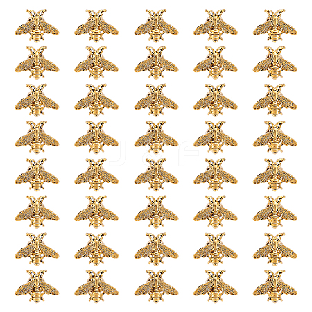 40Pcs Alloy Bees Lapel Pin Backs JEWB-GO0001-21AG-1