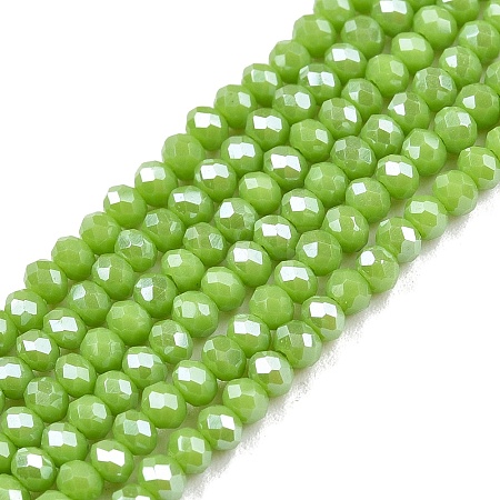 Electroplate Glass Beads Strands LS-EGLA-A044-P1mm-A30-1