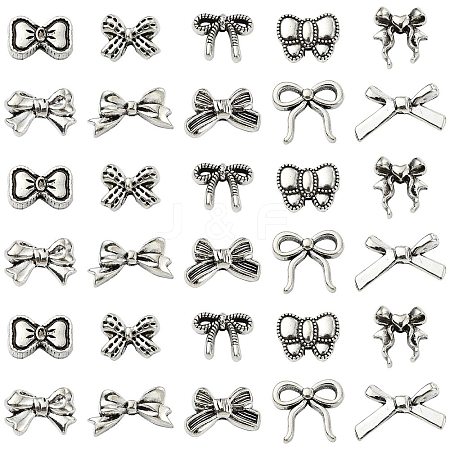 100Pcs 10 Style Tibetan Style Alloy Bead FIND-CJ0003-95-1