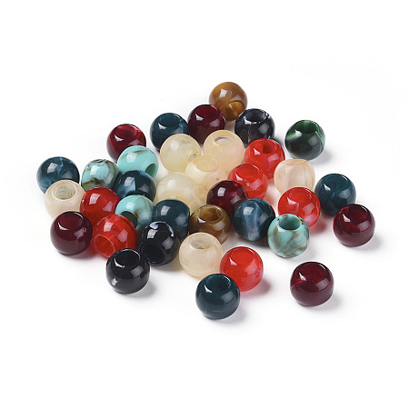 Acrylic Beads X-OACR-Q173-01-M-1