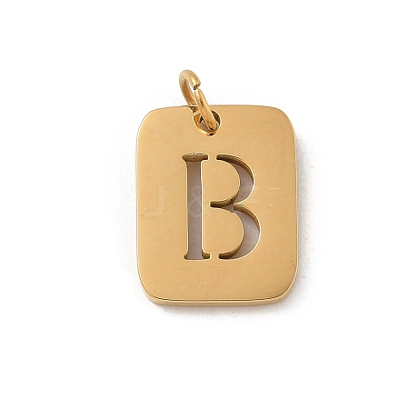 304 Stainless Steel Charms LS-STAS-R001-01G-B-1
