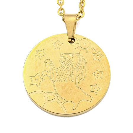 Constellation Pendant Necklaces LS-NJEW-S422-04G-05-1