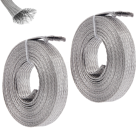8M 304 Stainless Steel Flat Tinned Braided Wire FIND-UN0010-04-1