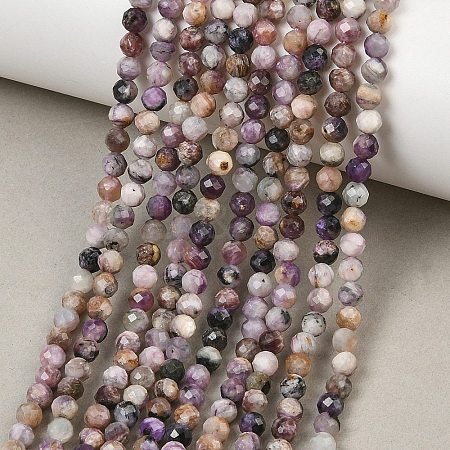 Natural Charoite Beads Strands GG-CBA1497-A01-4mm-1