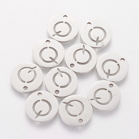 201 Stainless Steel Charms STAS-Q201-T051-Q-1