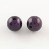 Spray Painted Acrylic Beads MACR-Q154-16mm-N06-2