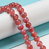 Dyed Natural Jade Beads Strands G-F764-01D-2