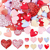 120Pcs 10 Style Resin Cabochons CRES-NB0001-29-1