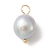 Natural Freshwater Pearl Pendants PALLOY-JF02153-02-2