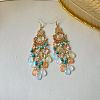 Alloy Acrylic Chandelier Earrings FS-WG12A92-03-1