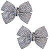 2Pcs Bowknot Rhinestone Hair Barrettes PHAR-HS0001-05-1