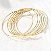 7Pcs 201 Stainless Steel Bangles for Women BJEW-Z151-04G-01-3