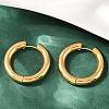 202 Stainless Steel Polishing Hoop Earrings EJEW-M106-02G-07-1