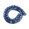 Dyed & Heated Natural Blue Aventurine Beads Strands G-L604-E02-01-3