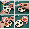 Basswood Measuring Tool for Doll Craft Eyes TOOL-WH0155-124B-4