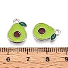 Fruit Alloy Enamel Charms PALLOY-S058-01P-26-3