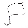 Nylon Pendant Cord Loops NWIR-WH0012-03A-1