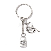 Valentine's Day Theme Alloy Keychains KEYC-JKC01052-03-2