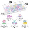32Pcs 8 Style Transparent Acrylic Beads MACR-FS0001-95-4