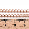 Baking Paint Pearlized Glass Pearl Bead Strands HY-N002-3mm-C02-5