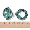 Dyed Nuggets Natural Druzy Geode Agate Big Pendants G-M287-08-S-3