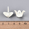 Rack Plating Spray Painted Alloy Beads PALLOY-T091-31A-4