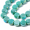 Electroplate Glass Beads Strands EGLA-Q125-002-A02-3