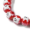 Handmade Porcelain Beads Strands PORC-A025-01C-3