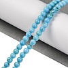 Natural Magnesite Beads Strands G-E384-01-4mm-2