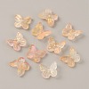 Handmade Golde Sand Lampwork Beads LAMP-WH0001-11E-2