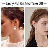 10Pcs 5 Styles Brass Micro Pave Cubic Zirconia Ear Cuff Findings KK-TA0003-23-9