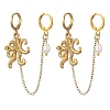 304 Stainless Steel Pendants & Natural Cultured Freshwater Pearl Leverback Earrings EJEW-JE07259-01-3