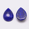 Dyed Teardrop Natural Lapis Lazuli Cabochons X-G-K026-02-2