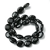 Natural Black Onyx(Dyed & Heated) Beads Strands G-K365-B12-03-3