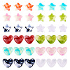 60Pcs 6 Colors Acrylic Beads OACR-TA0003-13-1