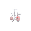 7-Slot Iron Easter Egg Display Stands ODIS-WH0058-21A-P-7
