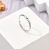 Rhodium Plated 925 Sterling Silver Adjustable Rings RJEW-S397-01P-06-1